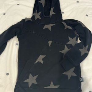 Black stars kids hoodie